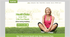 Desktop Screenshot of healthslate.com